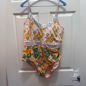 Colorful Patterned Swimsuit